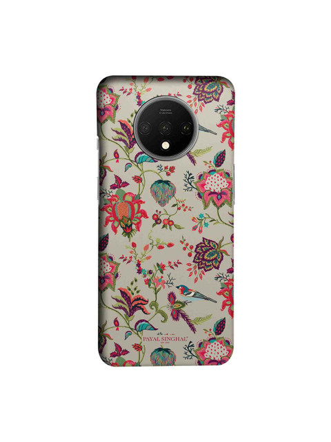 

macmerise Beige & Red Payal Singhal Chidiya Sublime OnePlus 7T Back Case