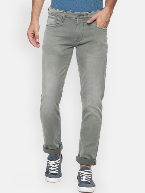 

Louis Philippe Jeans Men Grey Slim Fit Mid-Rise Clean Look Stretchable Jeans