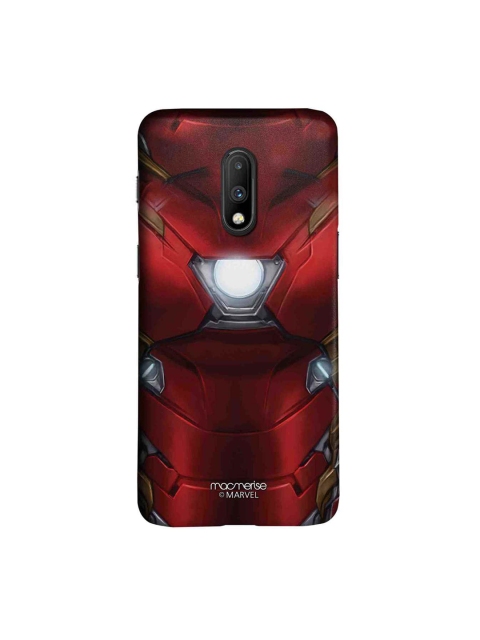 

macmerise Red & White Marvel ComicsSuit Up Ironman Sublime OnePlus 7 Back Cover