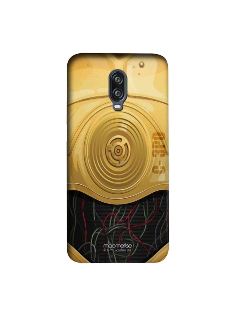 

macmerise Brown & Black Star Wars Attire C3PO Sublime OnePlus 6T Back Case