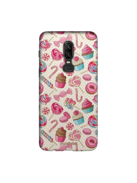 

macmerise Beige & Pink Sugar Rush Sublime OnePlus 6 Back Case