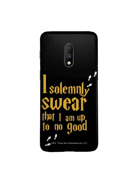 

macmerise Black & Yellow Harry Potter Solemnly Swear Sublime OnePlus 7 Back Case