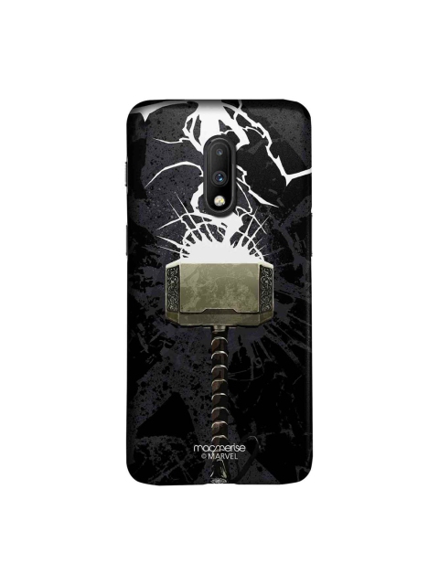 

macmerise Black & Grey Marvel Comics The Thunderous Hammer Sublime OnePlus 7 Case