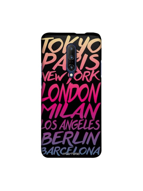 

macmerise Black & Pink Fashion Cities Printed Sublime OnePlus 7 Pro Back Case