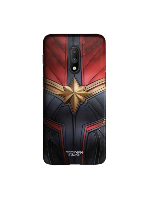 

macmerise Red & Blue Marvel Comics Suit Up Captain Marvel Sublime OnePlus 7 Back Cover