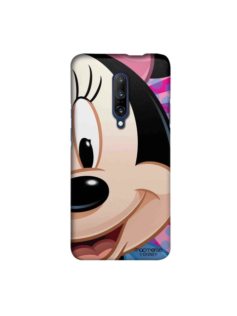 

macmerise Beige & Black Zoom Up Minnie OnePlus 7 Pro Back Case