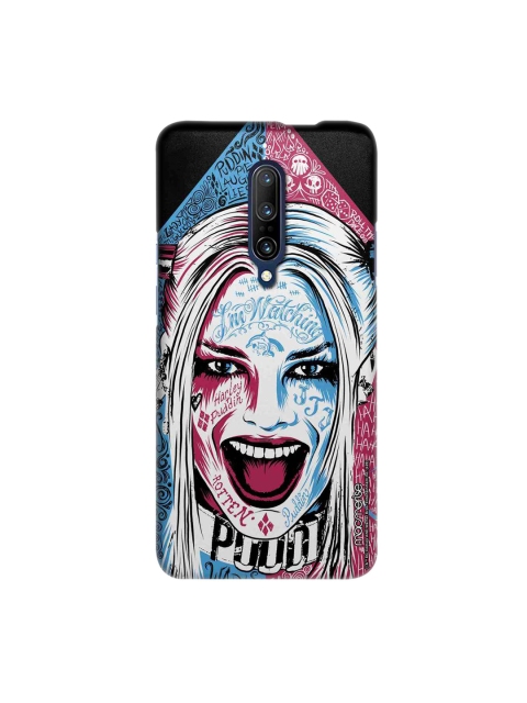 macmerise Pink & White DC Comics Wicked Harley Quinn Sublime OnePlus 7 Pro Back Case