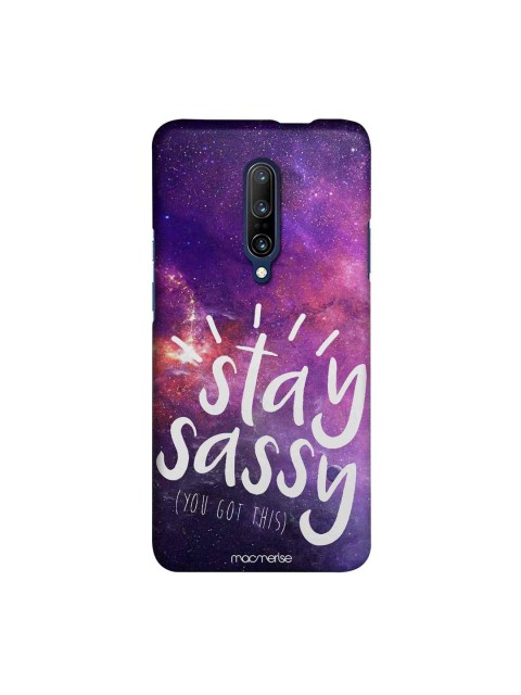 

macmerise Purple & White Stay Sassy Sublime OnePlus 7 Pro Case