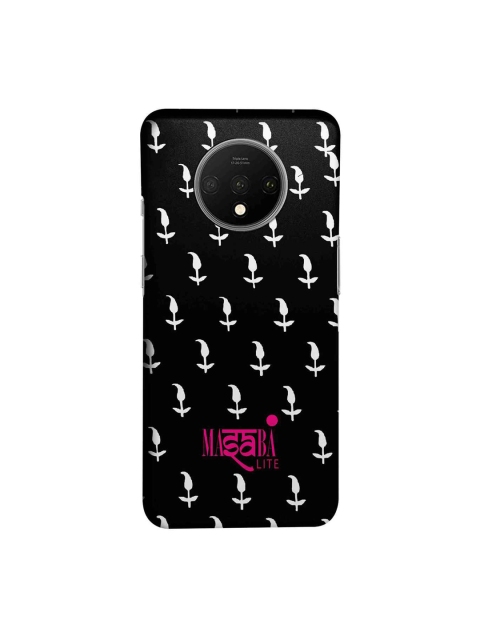 

macmerise Black & White Masaba Leaf Motif Sublime OnePlus 7T Back Case