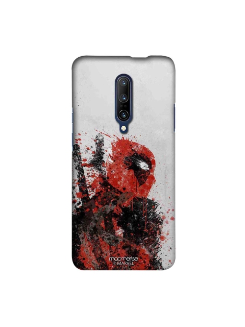 

macmerise White & Red Marvel Comics Pool Strokes Sublime OnePlus 7 Pro Back Case