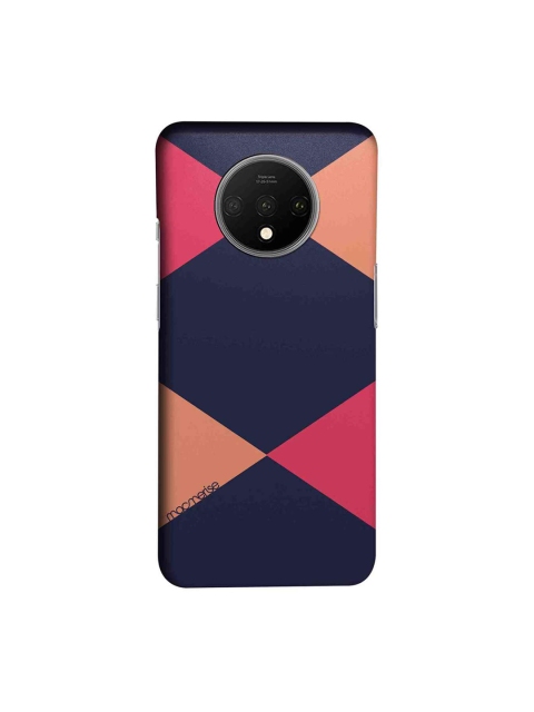 

macmerise Navy Blue & Pink Criss Cross Illustration Sublime Oneplus 7T Case