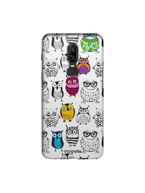 

macmerise White & Black Owl Art Sublime OnePlus 6 Back Case