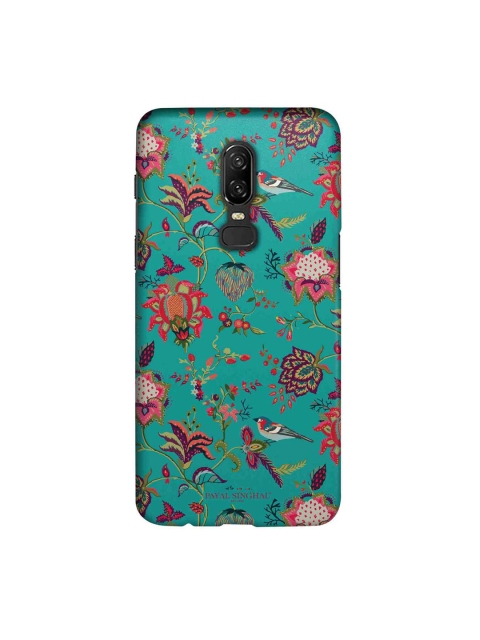 

macmerise Teal Green & Pink Payal Singhal Chidiya Sublime OnePlus 6 Back Case