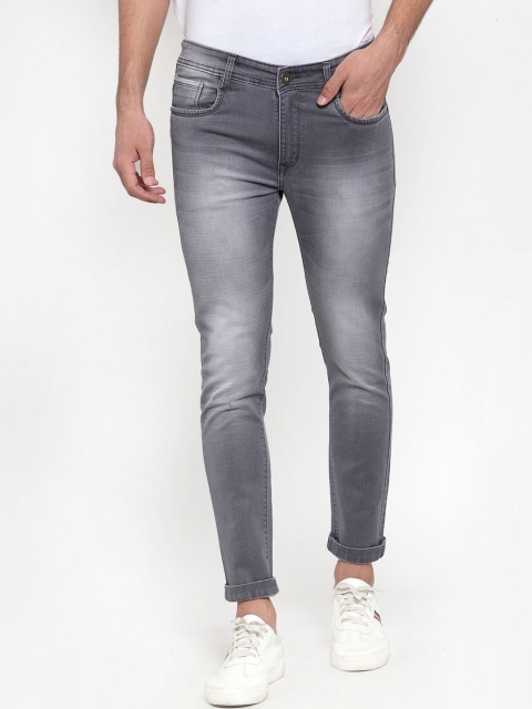

Rodamo Men Grey Slim Fit Mid-Rise Clean Look Stretchable Jeans