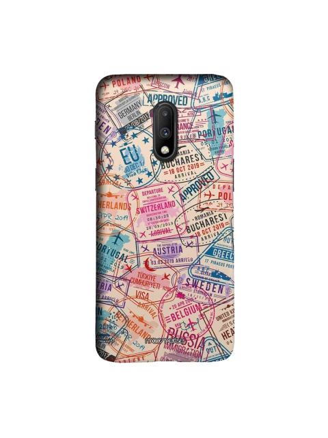 

macmerise Multicoloured Immigration Stamps Sublime OnePlus 7 Back Case, Multi