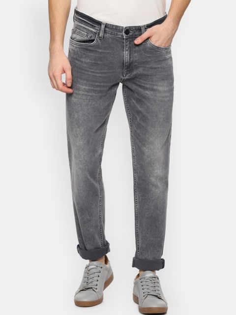 

Louis Philippe Jeans Men Grey Slim Fit Mid-Rise Clean Look Stretchable Jeans