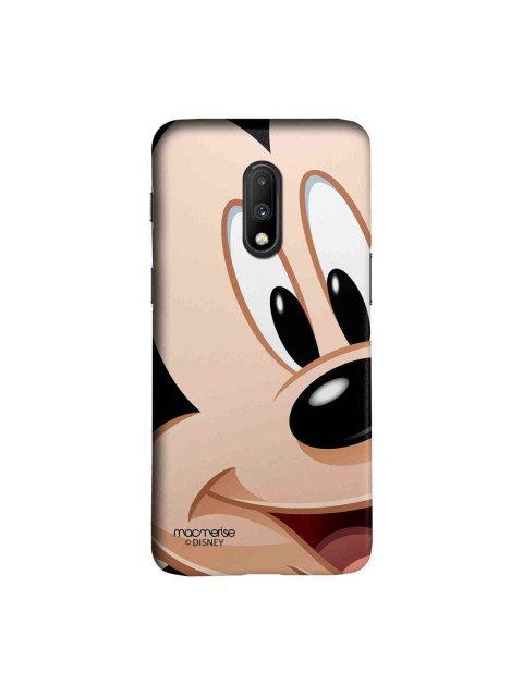 

macmerise Beige & Black Disney Zoom Up Mickey Sublime OnePlus 7 Mobile Case