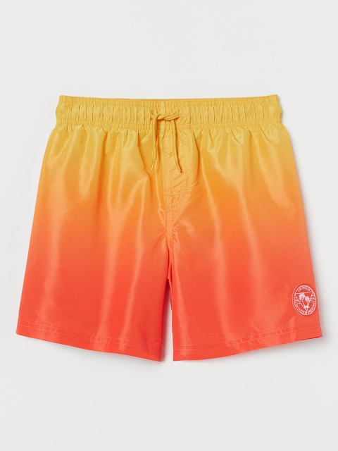 

H&M Boys Orange Patterned Swim Shorts