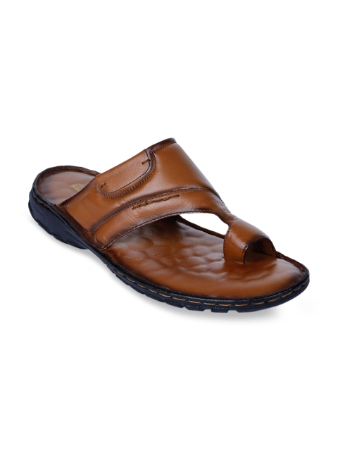 

Liberty Men Tan Brown Leather Comfort Sandals
