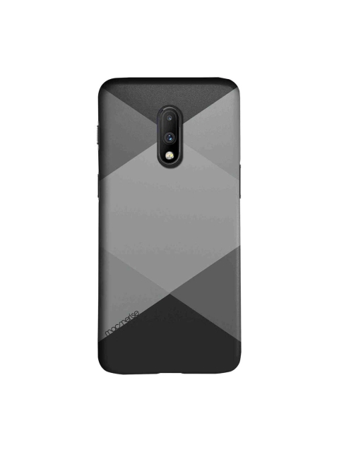 

macmerise Black & Grey Criss Cross Sublime OnePlus 7 Back Case