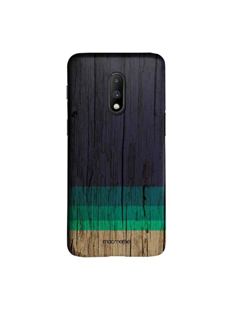 

macmerise Blue & Grey Wood Stripes Sublime OnePlus 7 Back Case