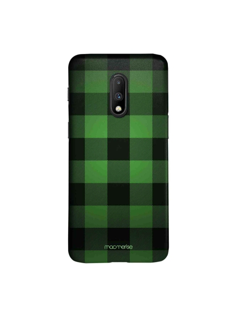 

macmerise Green & Black Checkmate Sublime OnePlus 7 Back Case, Multi