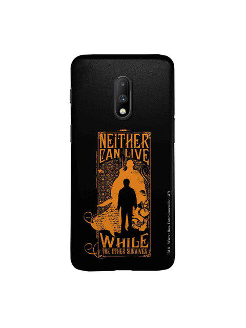

macmerise Black & Orange Harry Potter Harry vs Voldemort Sublime OnePlus 7 Case