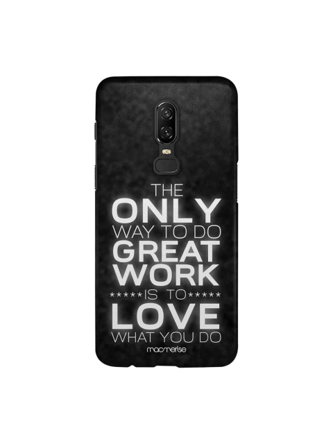 

macmerise Black & White Love What You Do Sublime OnePlus 6 Back Case