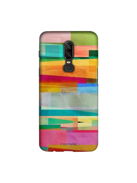

macmerise Grey & Pink Abstract Fusion Sublime OnePlus 6 Back Case