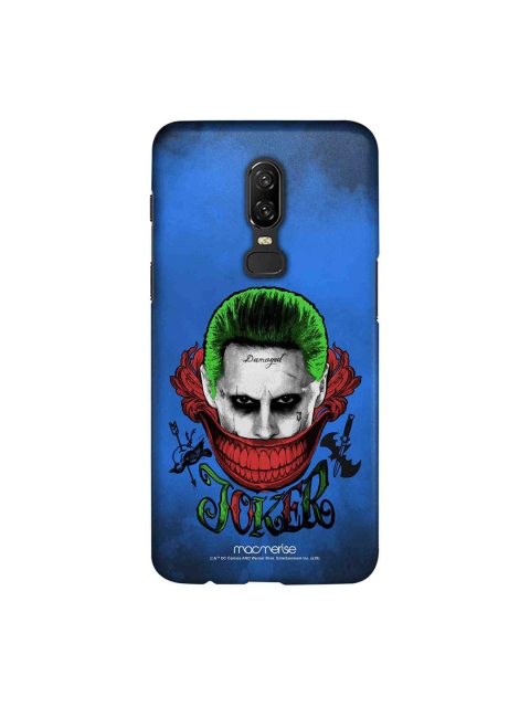 

macmerise Blue & Red DC Comics Damaged Joker Sublime OnePlus 6 Back Case