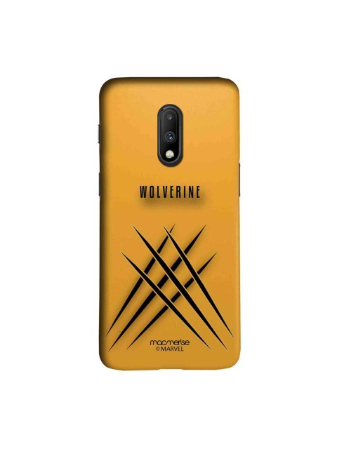 

macmerise Yellow & Black Marvel Comics Minimalistic Wolverine Sublime OnePlus 7 Case