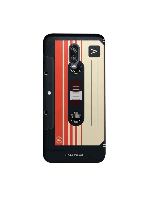

macmerise Beige & Orange Casette OnePlus 6T Mobile Case