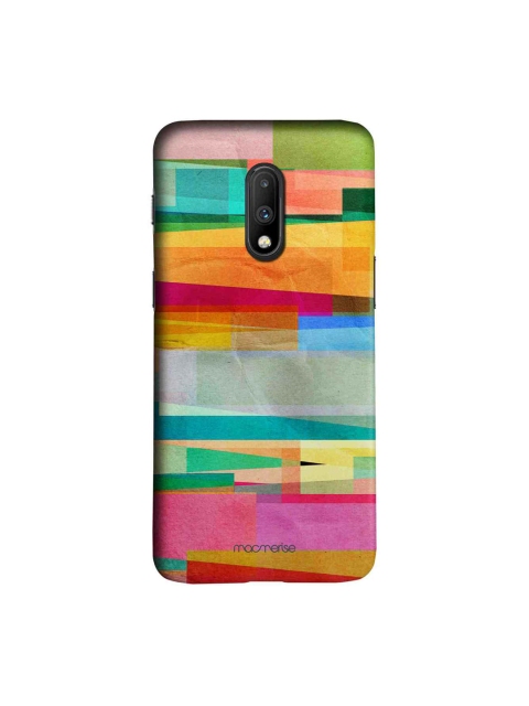 macmerise Multicoloured Abstract Fusion Sublime OnePlus 7 Back Case, Multi