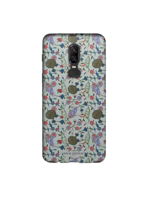 

macmerise Grey & Blue Payal Singhal Turkish Iznik Sublime OnePlus 6 Back Case