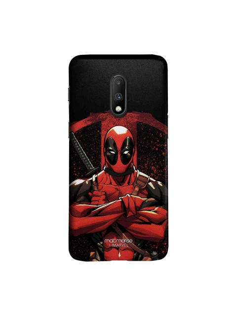 

macmerise Black & Red Marvel Comics Deadpool Stance Sublime OnePlus 7 Case