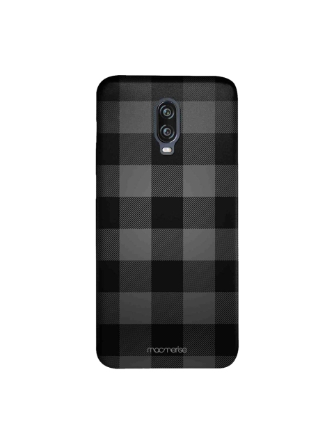 

macmerise Black & Grey Checkmate Sublime OnePlus 6T Back Case