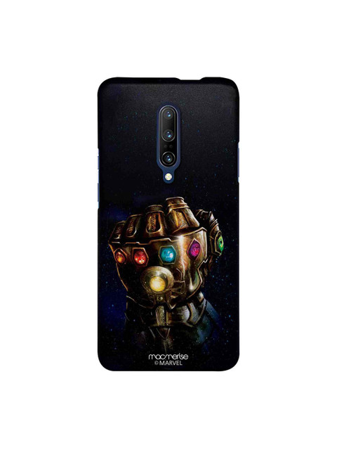 

macmerise Black & Gold-Toned Marvel Comics The Gauntlet Punch Sublime OnePlus 7 Pro Back Case