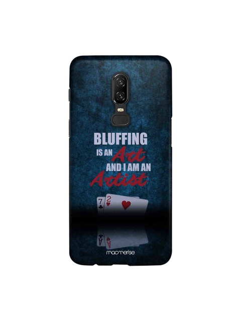 

macmerise Blue & White Art of Bluffing Sublime OnePlus 6 Back Case
