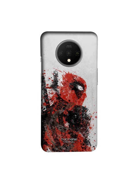 

macmerise White & Red Marvel Comics DeadPool Strokes Sublime OnePlus 7T Back Case