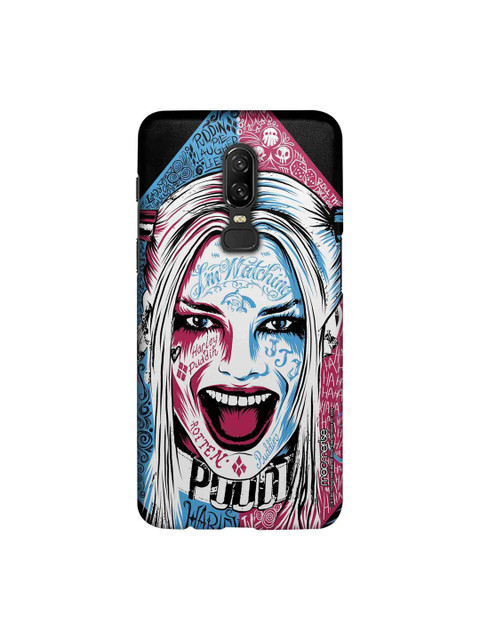 

macmerise Pink & White DC Comics Wicked Harley Quinn Sublime OnePlus 6 Back Case