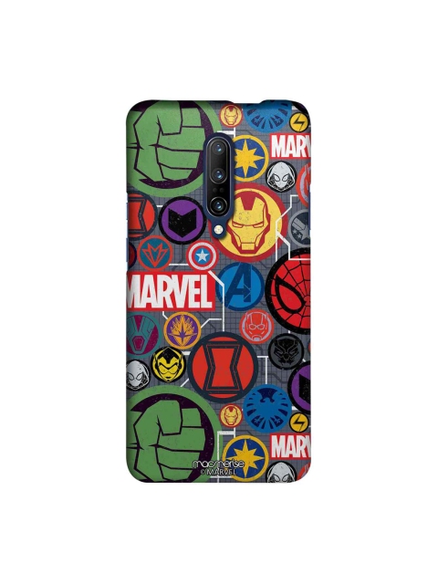 

macmerise Grey & Red Marvel Comics Iconic Mashup OnePlus 7 Pro Back Case