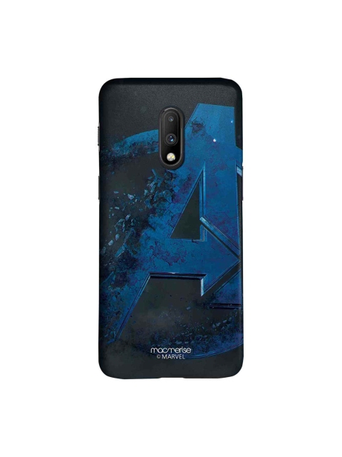 

macmerise Black & Blue Marvel ComicsEndgame Logo Teal Sublime OnePlus 7 Back Cover