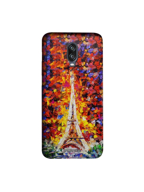 

macmerise Orange & Red Artistic Eifel OnePlus 6T Back Case