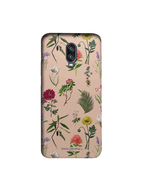 

macmerise Beige & Green Payal Singhal Bageecha Sublime OnePlus 6T Back Cover