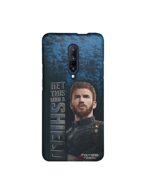 

macmerise Blue & Grey Marvel Comics Shield For Captain Sublime OnePlus 7 Pro Back Case