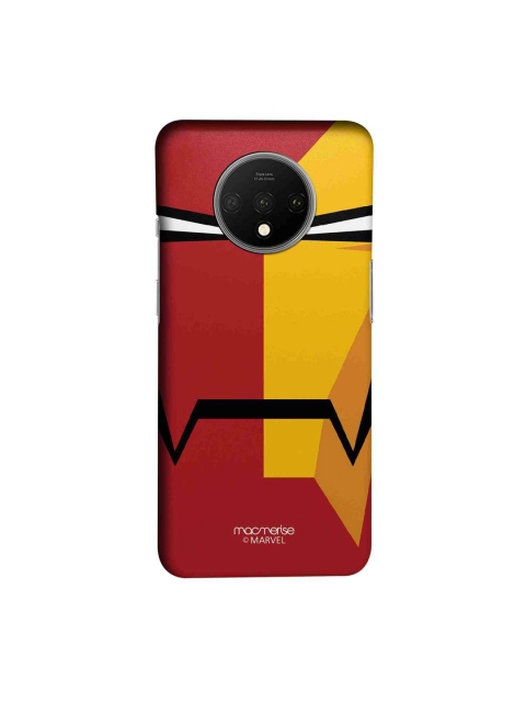 

macmerise Red & Yellow Marvel Comics Face Focus Ironman Sublime Oneplus 7T Case