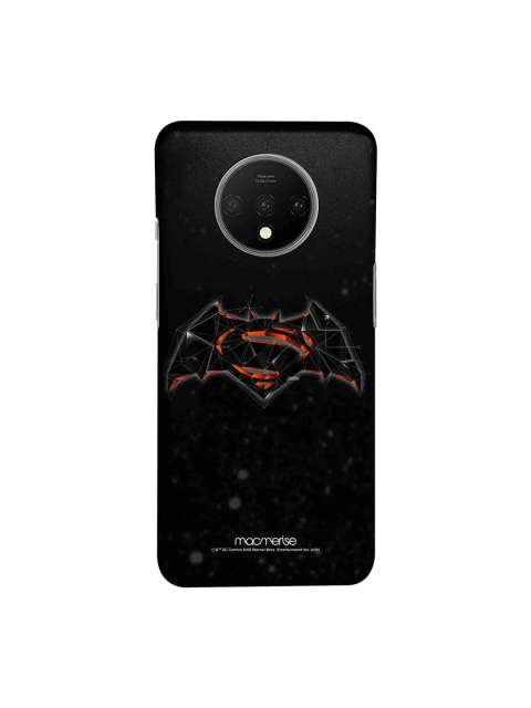 macmerise Black & Orange DC Comics Bat Super Trace Sublime Back Case OnePlus 7T Back Case
