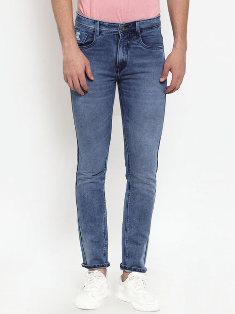 

Rodamo Men Blue Slim Fit Mid-Rise Clean Look Stretchable Jeans