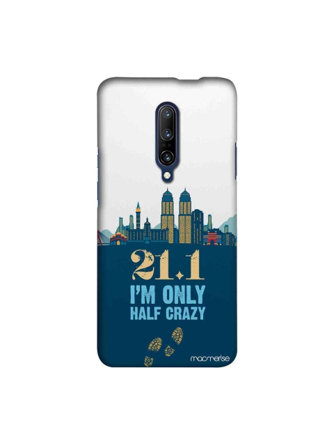 

macmerise Blue & White Half Crazy Sublime OnePlus 7 Pro Back Case