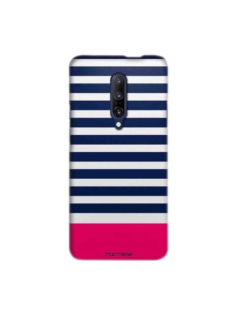 

macmerise White & Blue Simply Stripes Sublime OnePlus 7 Pro Back Case